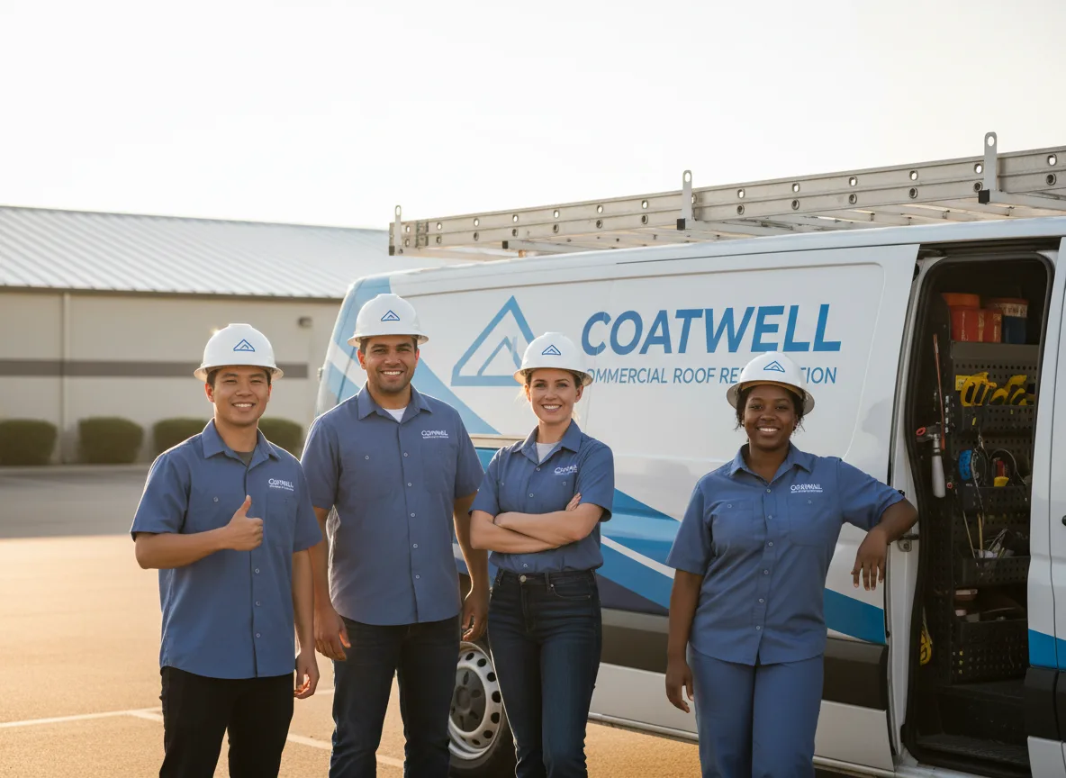 Commercial roof coating company in Posey, CA